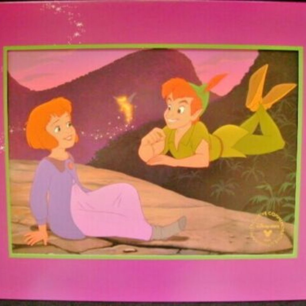 NEW 2002 Disney Lithograph NEVERLAND PeterPan Tink
